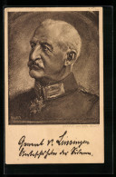 Künstler-AK Heerführer General Von Linsingen In Uniform  - Weltkrieg 1914-18