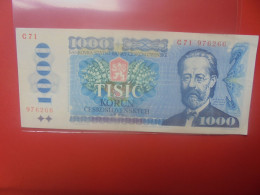 TCHECOSLOVAQUIE 1000 KORUN 1985 Préfix "C" Circuler (B.33) - Czechoslovakia