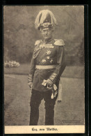 AK Heerführer Von Moltke In Paradeuniform In Einem Park  - Weltkrieg 1914-18