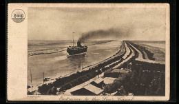 CPA Suez, Entrance To The Suez Canal  - Autres & Non Classés