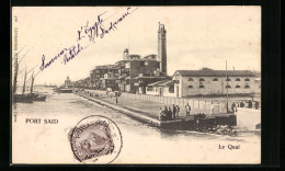 CPA Port Said, Le Quai  - Autres & Non Classés