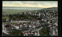 AK St. Gallen, Westquartier Aus Der Vogelschau  - Sankt Gallen