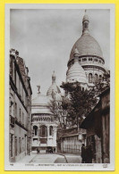 CPA PARIS - MONTMARTRE RUE DU CHEVALIER DE LA BARRE 1932 Cachet BASILIQUE - District 18