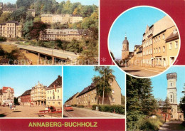 73654909 Annaberg-Buchholz Erzgebirge Stadtansicht St Annenkirche Markt Friedric - Annaberg-Buchholz