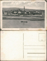 Ansichtskarte Schierstein-Wiesbaden Panorama-Ansicht, Partie Am Rhein 1920 - Wiesbaden