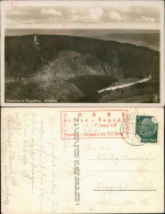 Ansichtskarte Annaberg-Buchholz Luftbild Pöhlberg 1936  Roter Hitler-Jugend Stempel - Annaberg-Buchholz