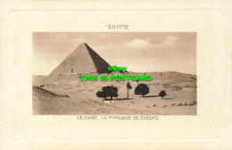 R568484 Egypte. Le Caire. La Pyramide De Cheops. No. 5. L. And H. Cairo Postcard - World