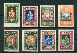 Lithuania 1933 Mi. 364B-371B Sc 277C-77K Lithuanian Child Imperforated MNH** - Lituania