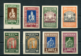 Lithuania 1933 Mi. 364B-371B Sc 277C-77K Lithuanian Child Imperforated MNH** - Lithuania