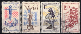 Tchécoslovaquie 1965 Mi 1538-41 (Yv 1404-7), Obliteré - Usados