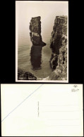 Ansichtskarte Helgoland (Insel) Nordspitze Lange Anna Fotokarte 1954 - Autres & Non Classés