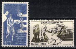 Tchécoslovaquie 1965 Mi 1566-7 (Yv 1431-2), Obliteré - Oblitérés