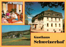 73654518 Neuclausnitz Gasthaus Pension Schweizerhof Landschaftspanorama Neuclaus - Rechenberg-Bienenmühle