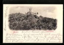 AK Baden, Schartenfels Mit Burg  - Baden