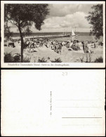 Ansichtskarte Timmendorfer Strand Strand Partie An Der Landungsbrücke 1960 - Other & Unclassified