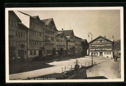 AK Urnäsch, Dorfplatz, Von Oben Gesehen  - Urnäsch