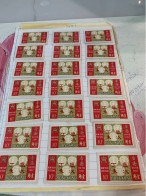 Hong Kong Stamp New Year Goat 1967un-used But Stick On Paper 21copies - Unused Stamps