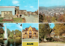 73654421 Aue Erzgebirge Neubaugebiet Panorama Carolateich Rathaus Gaststaette Hu - Aue