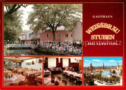 73654342 Altoetting Gasthaus Weissbraeu Stuben Gastraeume Biergarten Altoetting - Altoetting