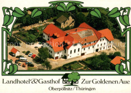 73654294 Triptis Landhotel Gasthof Zur Goldenen Aue Fliegeraufnahme Triptis - Triptis