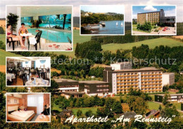 73654256 Wurzbach Aparthotel Am Rennsteig Hallenbad Gastraum Zimmer Panorama Wur - A Identifier