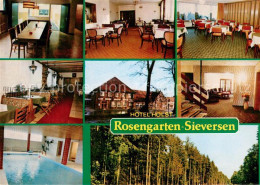 73654244 Sieversen Hotel Restaurant Holst Hallenbad Waldpartie Sieversen - Altri & Non Classificati