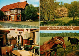 73654238 Garlstorf Walde Gasthaus Heidehof Gastraum Pferdekoppel Garten Garlstor - Altri & Non Classificati