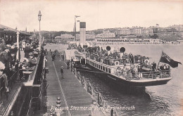 Dorset - BOURNEMOUTH - Pleasure Steamer At Pier - Bournemouth (desde 1972)