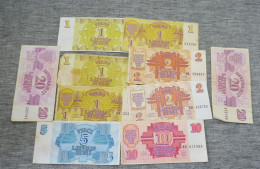 Latvian Vintage Money 1990 Repshik Lot 10 Psc - Latvia