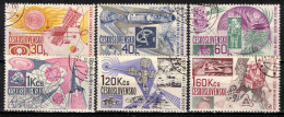 Tchécoslovaquie 1967 Mi 1688-93 (Yv 1550-5), Obliteré - Usati