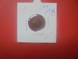 U.S.A CENT 1896 (A.1) - 1859-1909: Indian Head