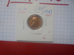 +++QUALITE+++U.S.A CENT 1913 (A.1) - 1909-1958: Lincoln, Wheat Ears Reverse