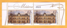 2022  Moldova „Discover Moldova”  ”The Mansion Of Manuc Bey”, Hâncești Region 2v Mint - Moldawien (Moldau)