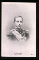 Postal Der Junge König Alphonse XIII. Von Spanien In Uniform  - Familles Royales