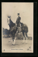 Postal Alfons XIII. König Von Spanien Zu Pferde  - Royal Families