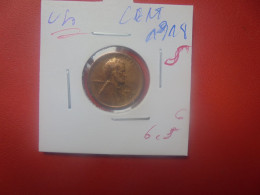 U.S.A CENT 1918 "S" (A.1) - 1909-1958: Lincoln, Wheat Ears Reverse