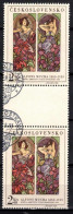 Tchécoslovaquie 1969 Mi 1887 (Yv 1734), Obliteré, Paire Avec Interpaneau - Used Stamps