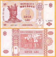 2006  Moldova ; Moldavie ; Moldau  "10 LEI  2006"  UNC - Moldavia