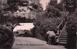 Dorset - BOSCOMBE Gardens - ( Bournemouth )  The Rustic Bridge - Bournemouth (vanaf 1972)