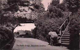 Dorset - BOSCOMBE Gardens - ( Bournemouth )  The Rustic Bridge - Bournemouth (depuis 1972)