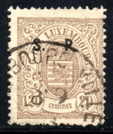 2993.1881-1882 OFFICIAL 20c. YT.41 VERY SMALL AND LIGHT THIN - Servizio