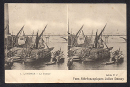 ROYAUME UNIS - ANGLETERRE - LONDON  - La Tamise - Vue Stéréoscopique Julien Damoy - Sonstige & Ohne Zuordnung