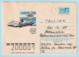 USSR 1977.0321. Sport Car "HADI-7". Prestamped Cover, Used - 1970-79