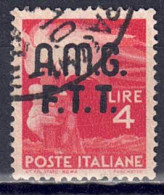 Italien / Triest Zone A - 1947 - Serie Demokratie, Nr. 6, Gestempelt / Used - Gebraucht