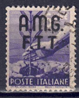 Italien / Triest Zone A - 1947 - Serie Demokratie, Nr. 8, Gestempelt / Used - Afgestempeld