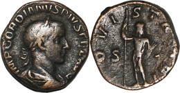 ROME - Sesterce - GORDIEN III - IOVI STATORI - 241 AD - RARE - RIC.298a - 19-157 - Die Severische Dynastie (193 / 235)