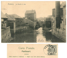 Rebecq Le Moulin à Eau 1906 (la Rivière De La Sennette), Brabant Wallon, TTB-CPA - Rebecq