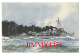 CPA - Torpilleur " Siroco " - Lancé En 1925 ( Texte Au Dos ) - Coll De La Ligue Maritime Et Coloniale - Warships
