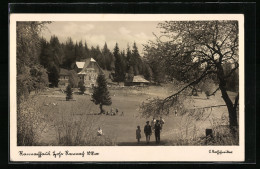 AK Rannachhaus, Besucher Vor Der Berghütte  - Sonstige & Ohne Zuordnung