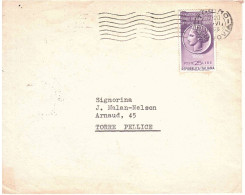 1954 L.25 DICHIARAZIONE REDDITI - 1946-60: Storia Postale